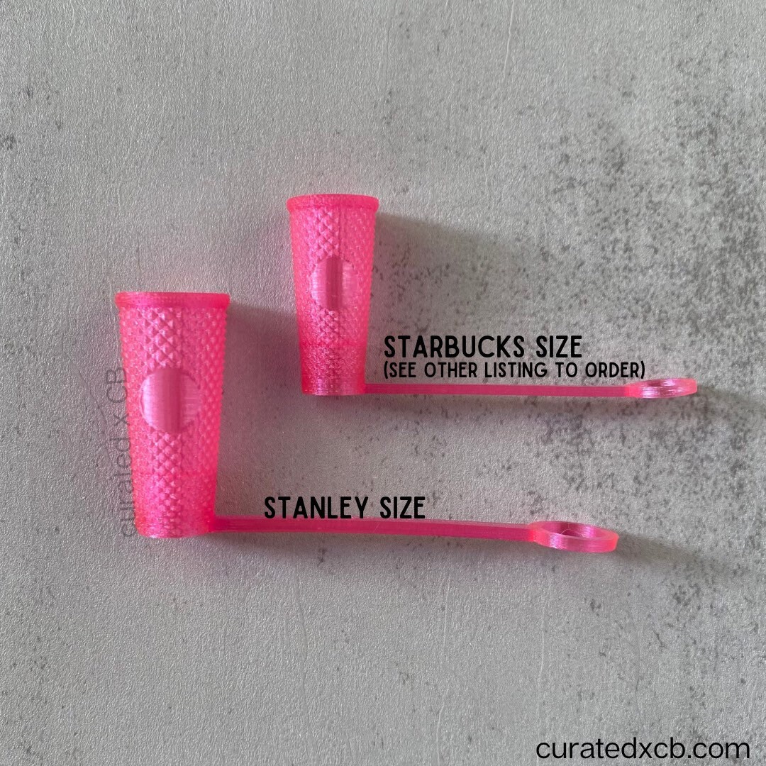pink stanley cup with covered straw｜TikTok Search