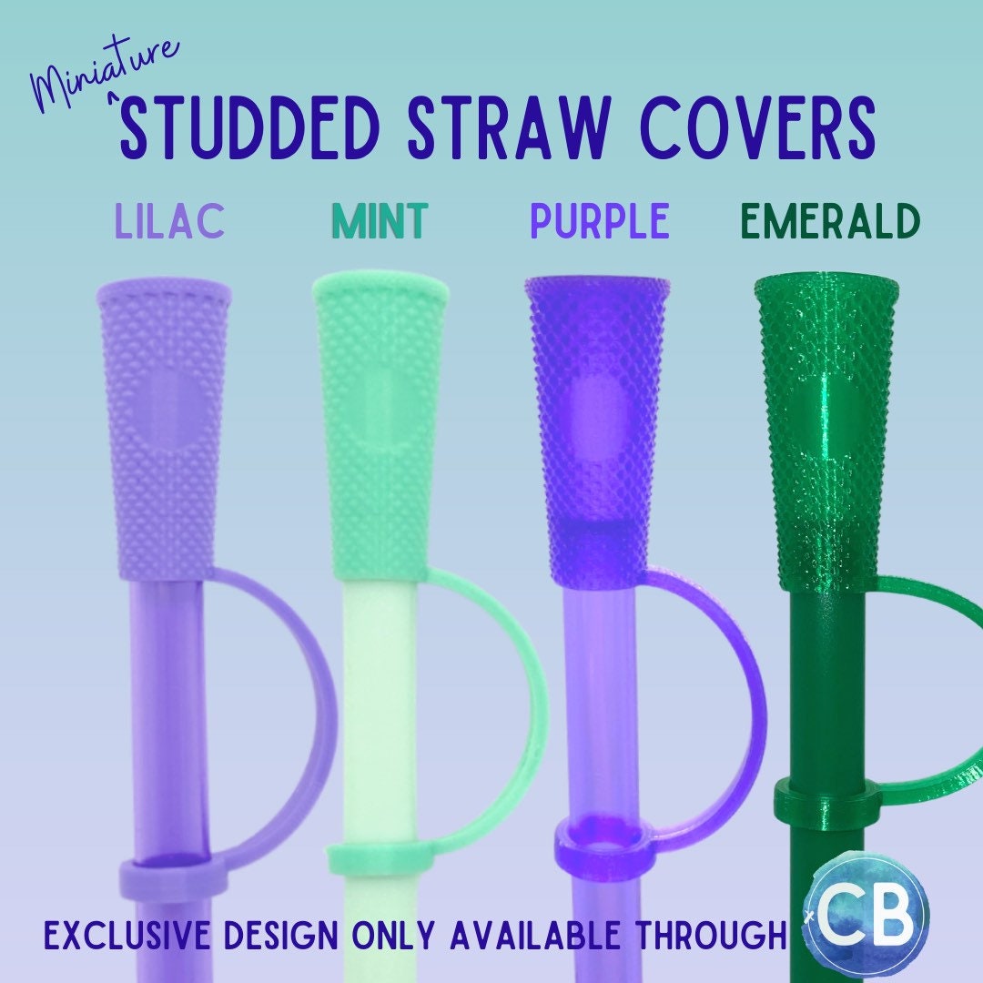 Starbucks Inspired Miniature Studded Tumbler Straw Cover Etsy