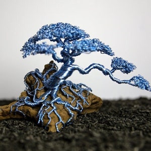 Escultura de alambre, bonsái