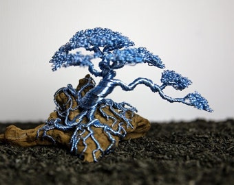 Проволочная скульптура, дерево бонсай