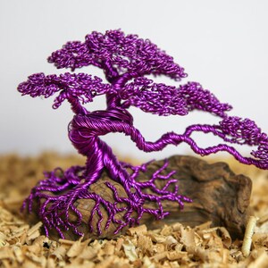 Escultura de alambre, bonsái