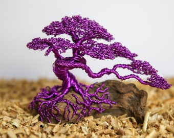 Проволочная скульптура, дерево бонсай