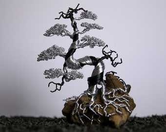 Проволочная скульптура, дерево бонсай