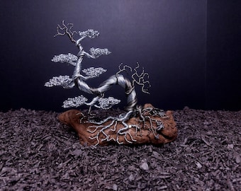 Проволочная скульптура, дерево бонсай