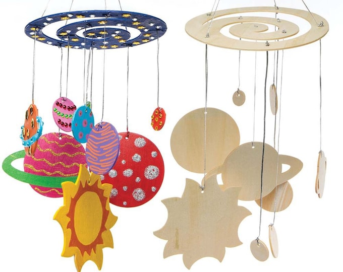 Solar System Wooden Mobile Kit