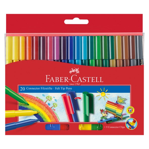 Faber-Castell Box mit 20 Steckerstiften