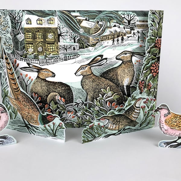 Advent Calendar - We 3 Hares by Angela Harding