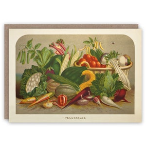 Carte de voeux Légumes