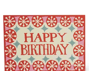 Carte de voeux Joyeux anniversaire