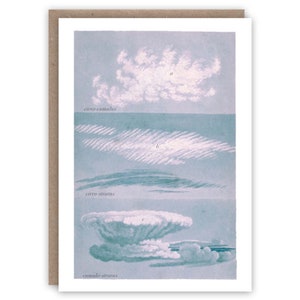 Types de nuages pour carte de voeux