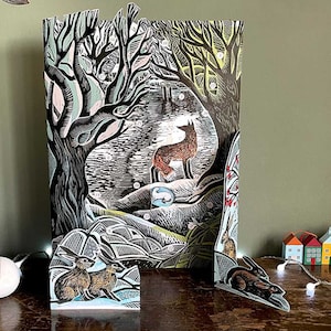 Advent Calendar - Midnight Fox by Angela Harding - Etsy