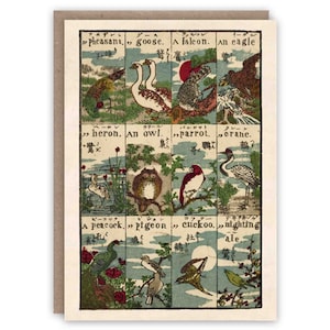 Carte de voeux ABC japonais