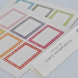 Grote zelfklevende labels
