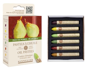 Sennelier Oil Pastels - PEARS IN DUO - Set of 6