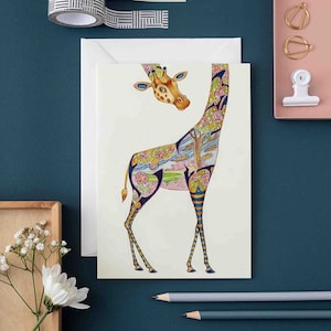 Biglietto d’auguri giraffa