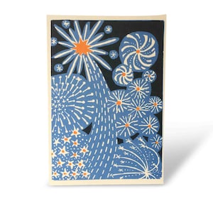 Wenskaart Vuurwerk