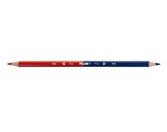 MILAN Bi-Colour Red/Blue Triangular Pencil