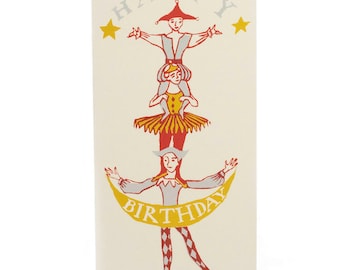 Carte Longue Joyeux Anniversaire Tour Humaine