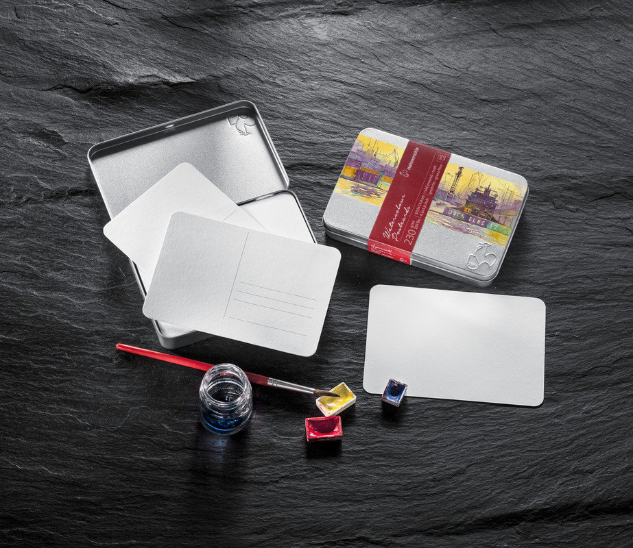 Watercolour Postcard Tins - HAHNEMÜHLE