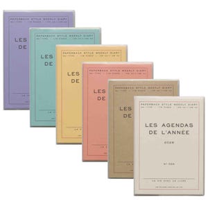 2026 Hightide Diary: &#39;Les Agenda de l&#39;Annee&#39; A6 Planner