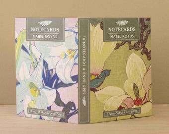 Notecards - Magnolias & White Lilies
