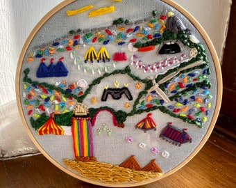 Festival Embroidery Hoop