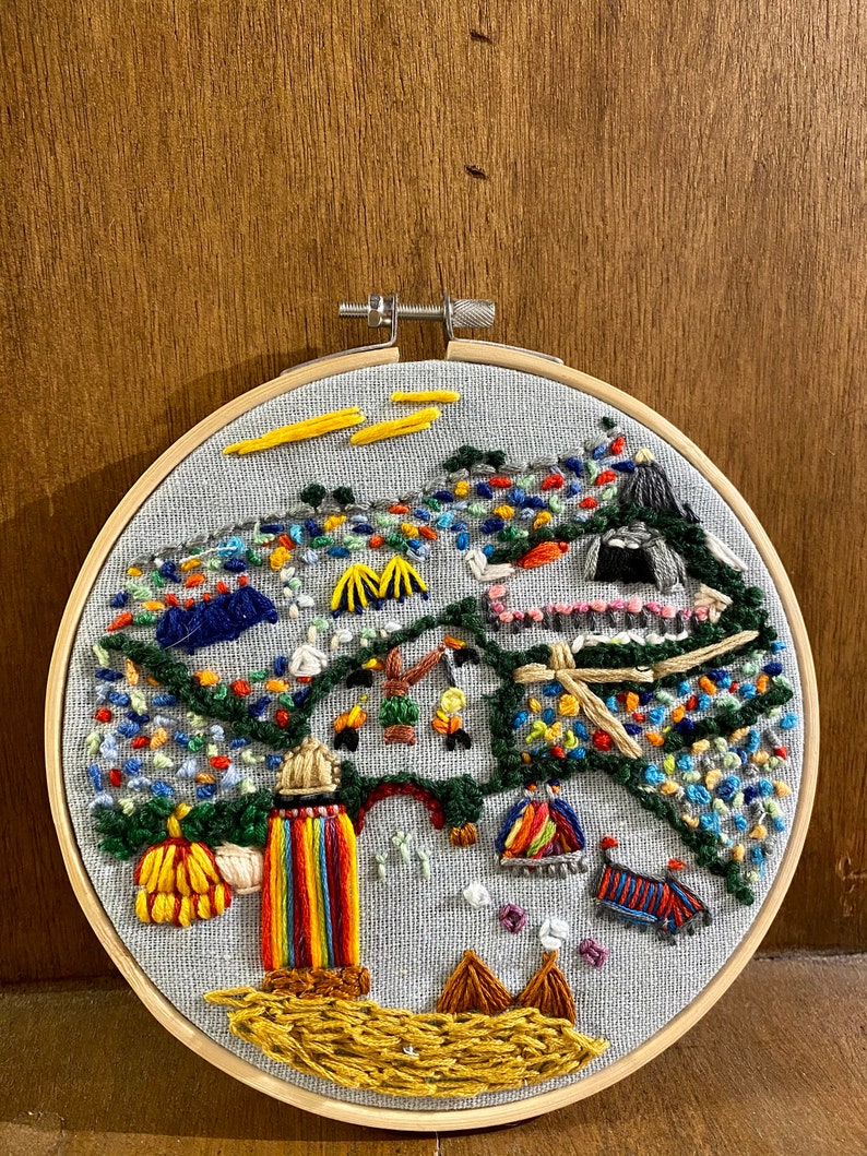 Festival Embroidery Hoop image 2