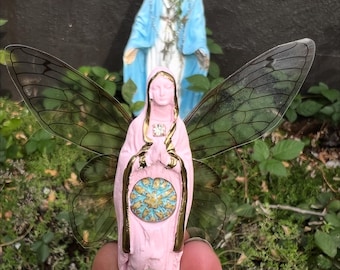Mary Fairy Figurine with Wings