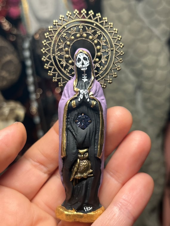 Purple Santa Muerte - Etsy