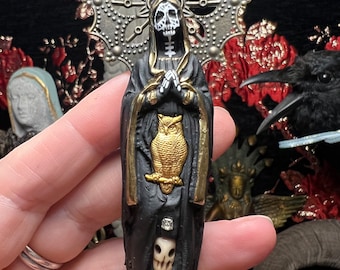 Black Santa Muerte