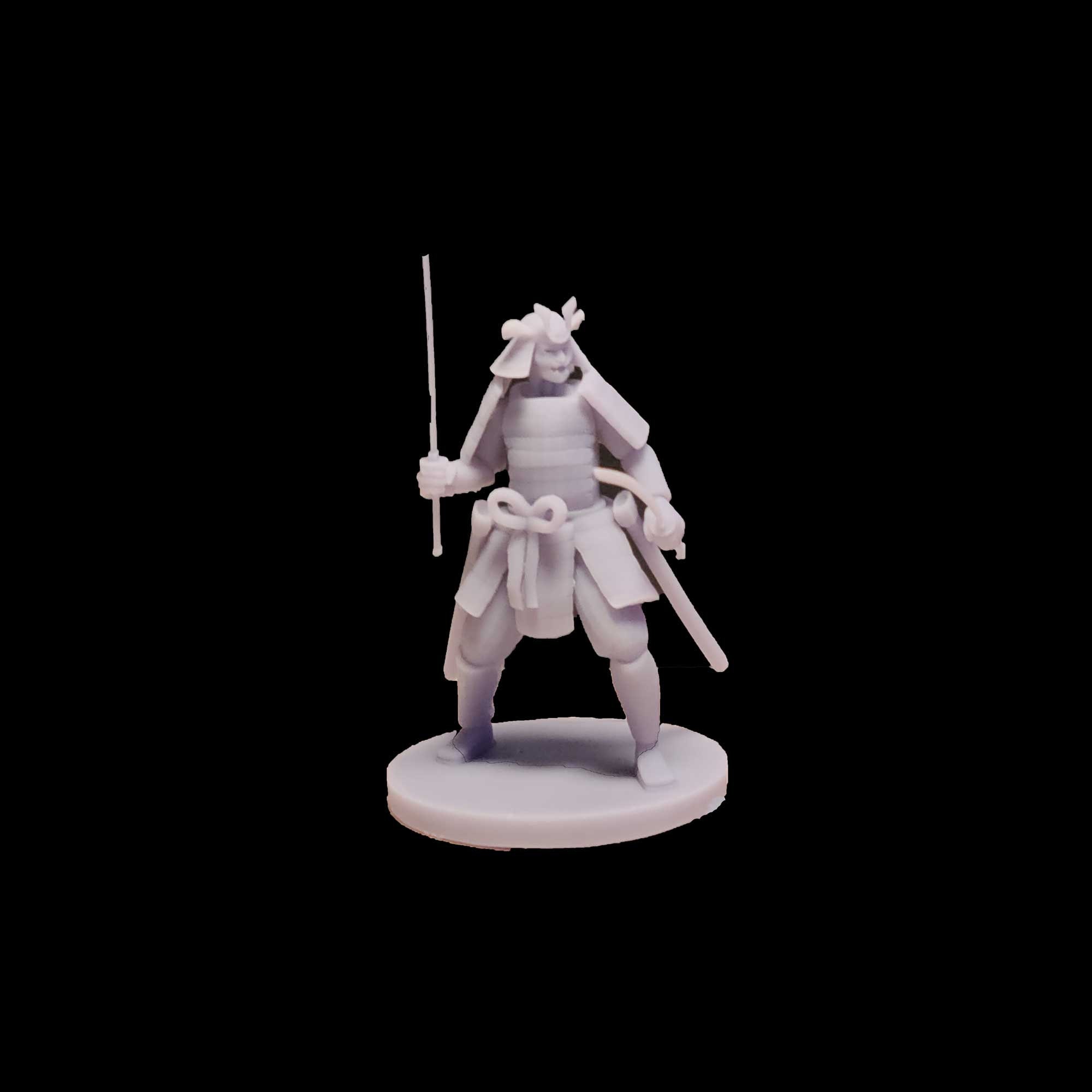 Samurai Dungeons and Dragons miniature 40mm Etsy