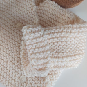 Brassière bébé en laine image 2