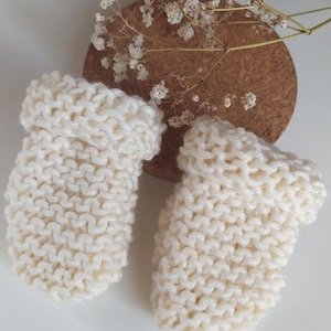 Moufle bébé tricot gants d'hiver en polaire douce 1 à 3 ans – Bébé