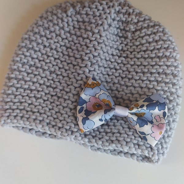 Bonnet bébé en laine 100% Mérinos