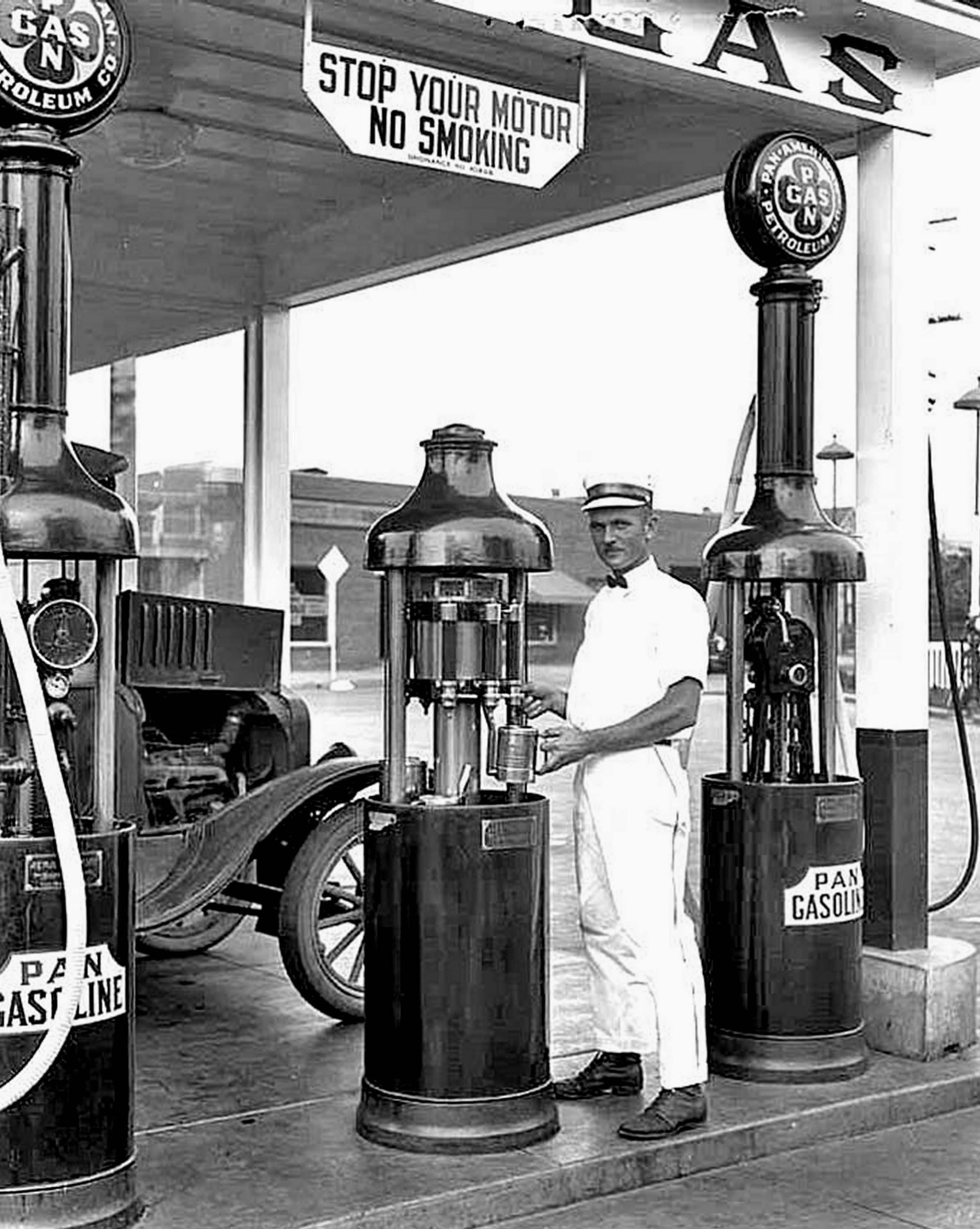 1920s Pan American GAS STATION Photo Etsy