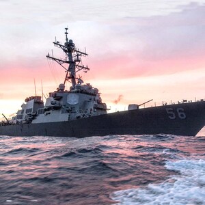 Destroyer USS JOHN S McCAIN in South China Sea PHOTO