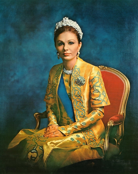 Empress FARAH PAHLAVI Widow of the Shah of Iran PHOTO - Etsy Ireland