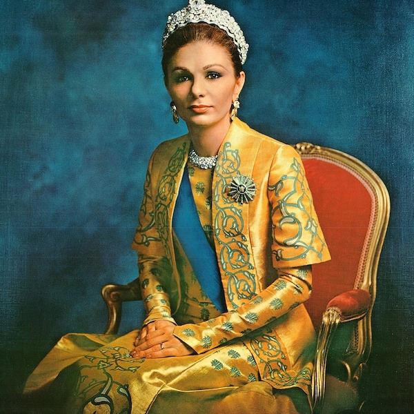 Empress FARAH PAHLAVI Widow of the Shah of Iran PHOTO