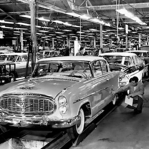 1957 NASH & HUDSON Assembly Line Photo