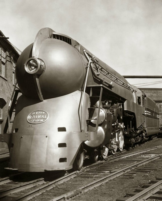 New York Central Railroad Photo – 20th Century Limited – Vanderbilt Art Deco, 8x10 On 8.5x11 Stock