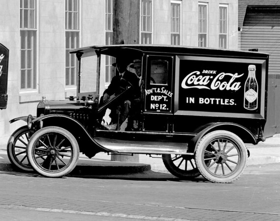 1921 COCA COLA Delivery Truck PHOTO - Etsy