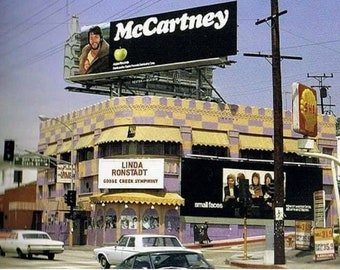 1976 LOS ANGELES Whiskey A-Go-Go PHOTO Ronstadt, Paul Mccartney