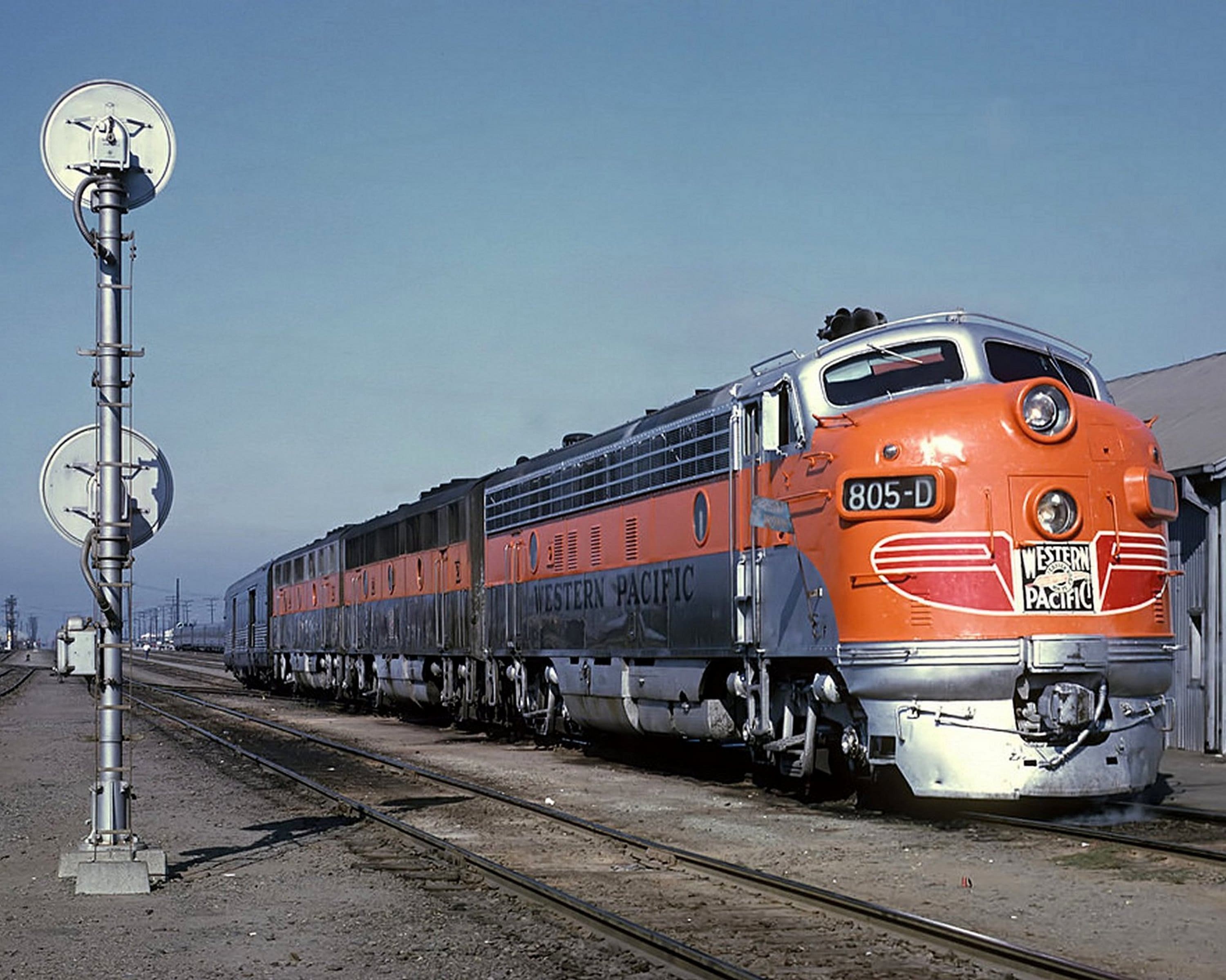 1967 California ZEPHYR Western Pacific Railroad PHOTO Etsy