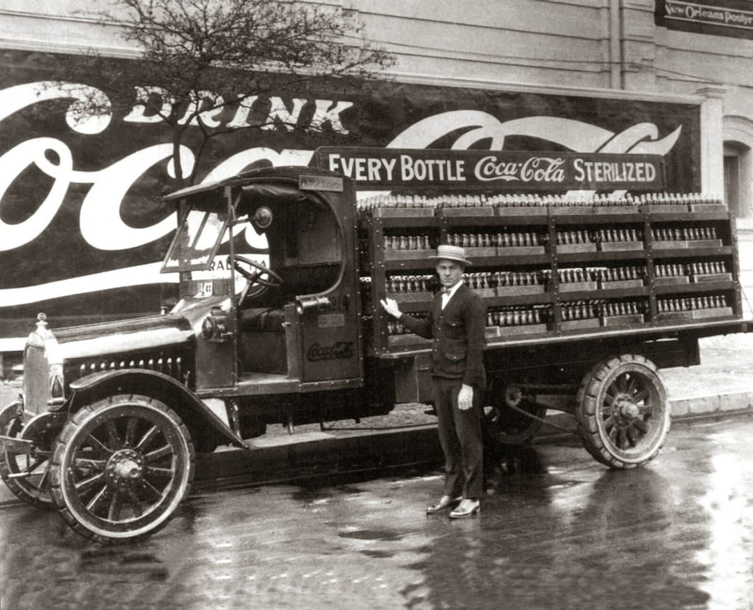 1929 COCA COLA Delivery Truck PHOTO - Etsy
