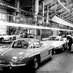 1954 Mercedes-Benz 300SL Gullwing Coupe ASSEMBLY LINE Photo