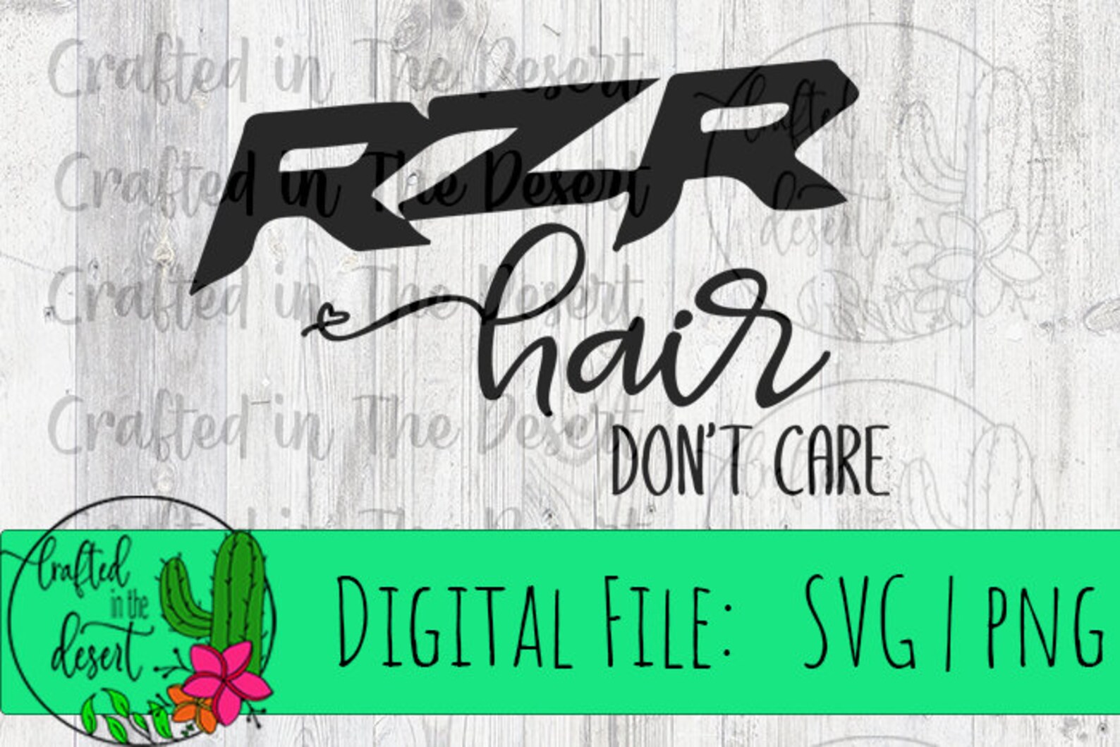 RZR Hair Don't Care SVG PNG Etsy