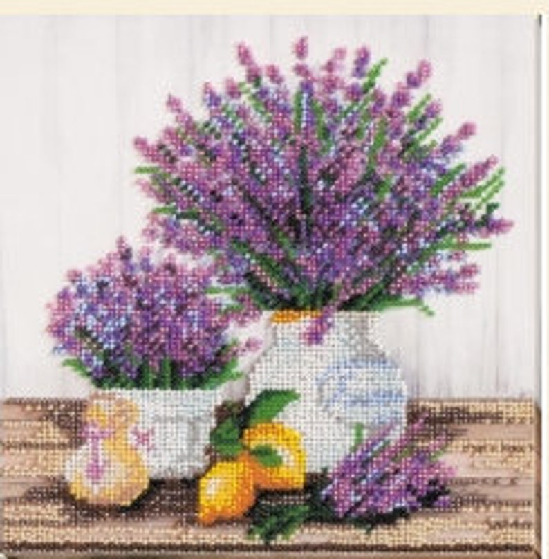 rainbow fan leaves DIY bead embroidery kit needlework gift