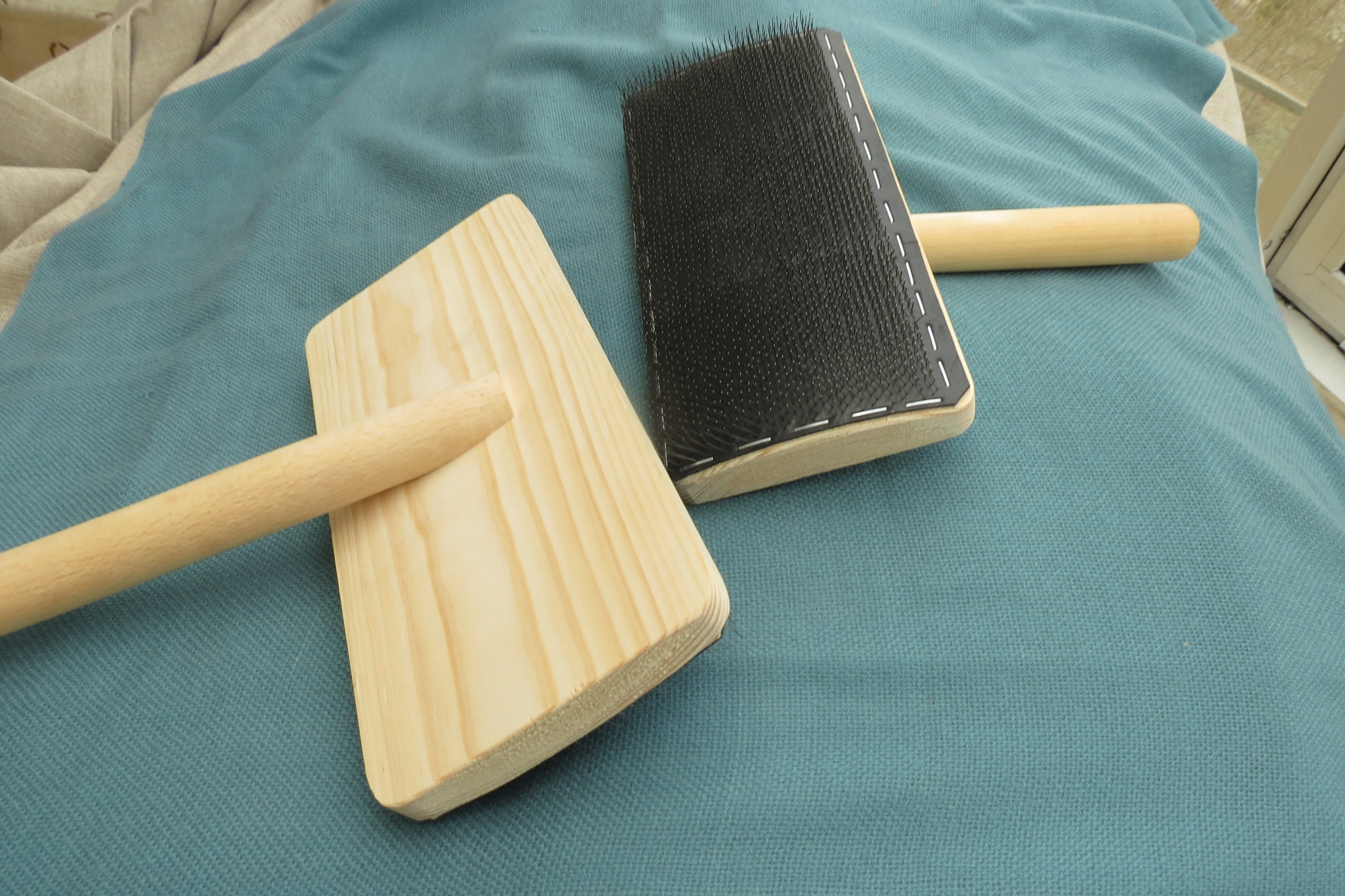 Wooden Carders 2 pcs Hand Carders wool carder Felting Kit Etsy