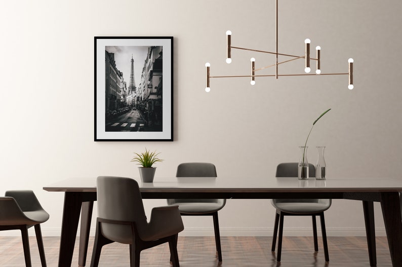 France picture photo art living room black and white photography art print office street ENVIE decoration Paris poster mural