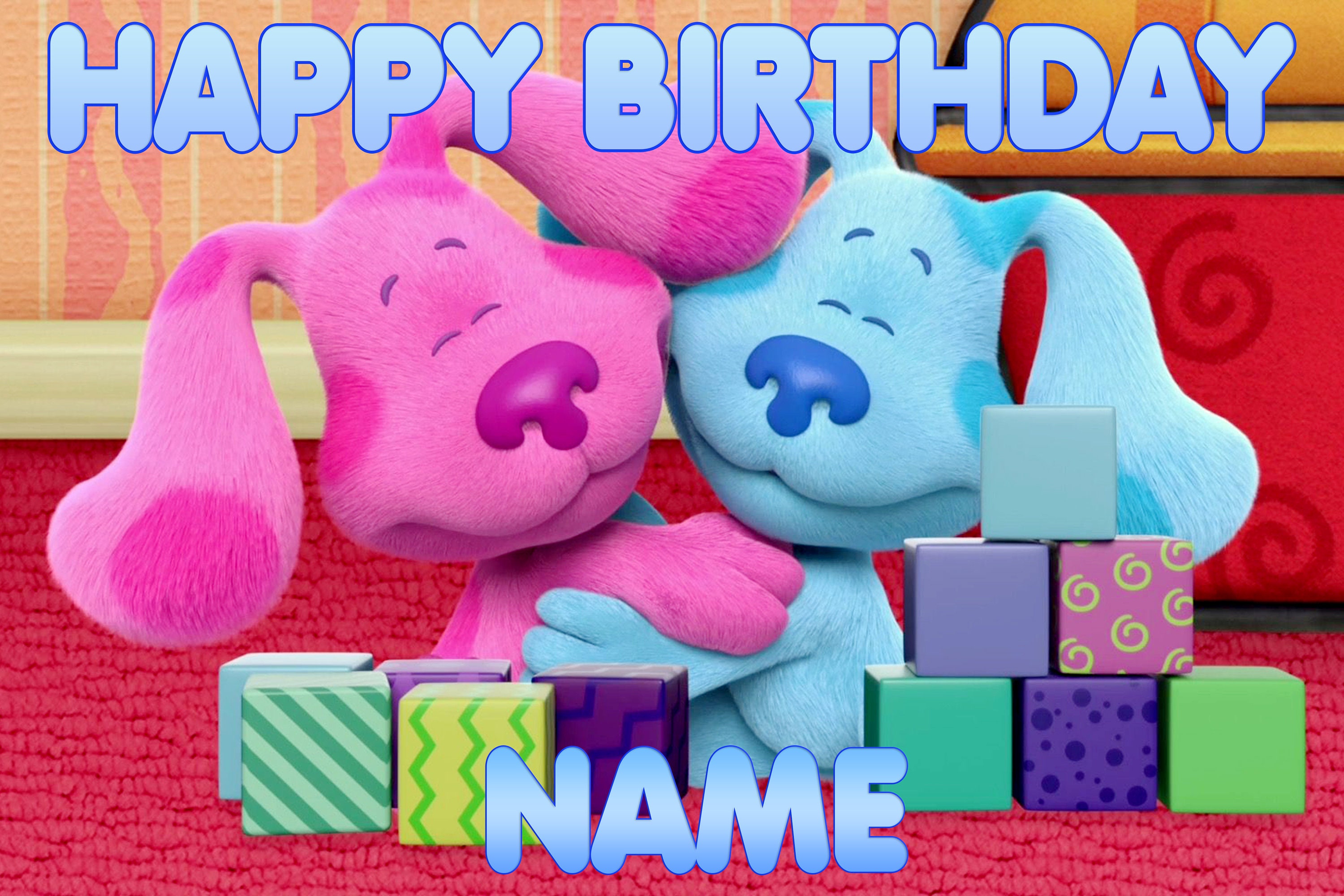 FREE 2nd DAY SHIPPING Blue's Clues Happy Birthday Banner | Etsy